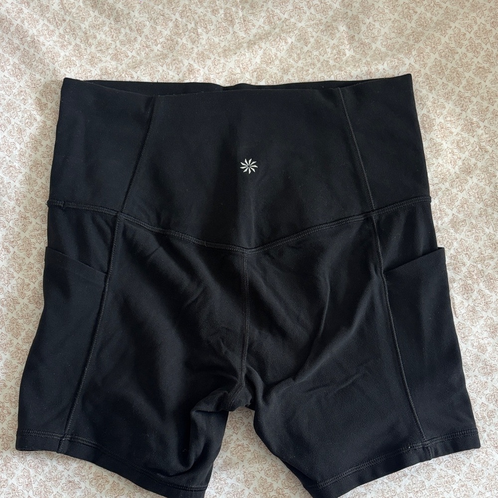 Athleta Black Bike Shorts